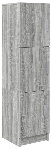Asztal 2 pcs Szürke Sonoma