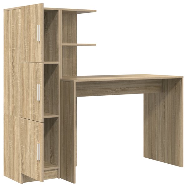 Asztal 2 pcs Sonoma tölgy
