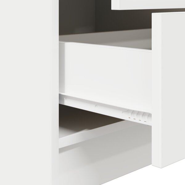 Asztal fiókkal 2 pcs Fehér