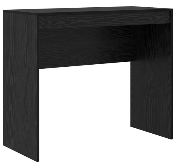Asztal fiókkal polcokkal tárolóval 2 pcs Fekete tölgy