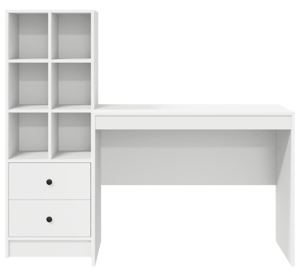 Asztal fiókkal 2 pcs Fehér