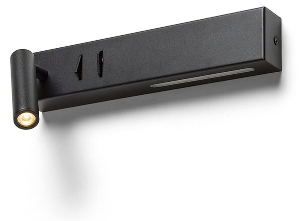 Rendl fali lámpa odeon fekete r14524