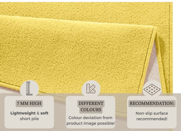 Sárga szőnyeg 160x240 cm Fancy – Hanse Home