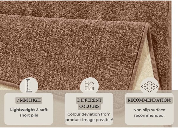 Barna szőnyeg 133x195 cm Fancy – Hanse Home