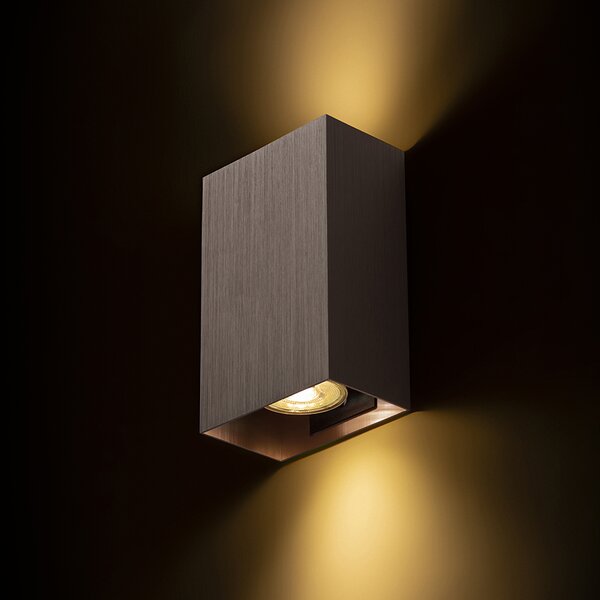 Rendl fali lámpa capri rc csiszolt bronz r14418