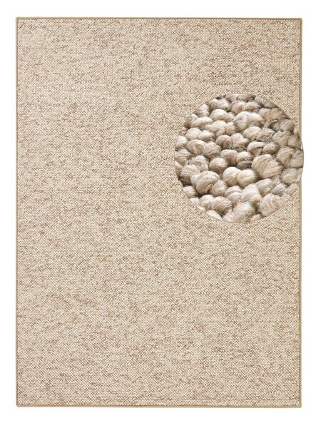Világosbarna szőnyeg 80x150 cm Wolly – BT Carpet
