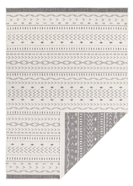 Kuba szürke-krémszínű kültéri szőnyeg, 150 x 80 cm - NORTHRUGS
