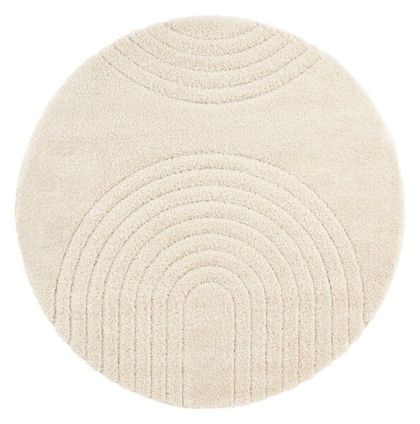 Norwalk Fergus krémfehér szőnyeg, ø 160 cm - Mint Rugs