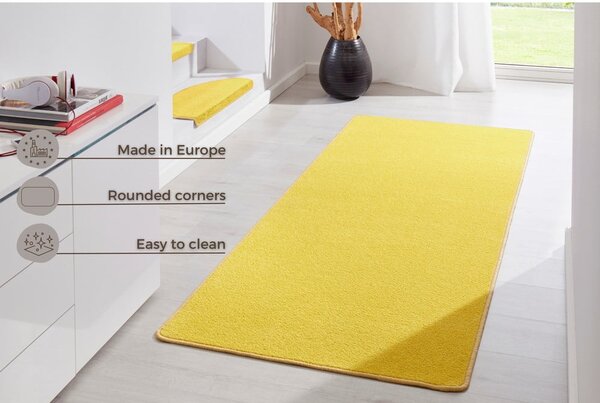 Fancy sárga szőnyeg, 80 x 200 cm - Hanse Home
