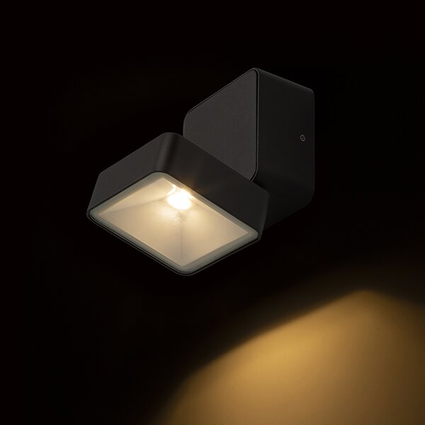 Rendl kültéri led lámpa flavio sq fekete IP54 r14592