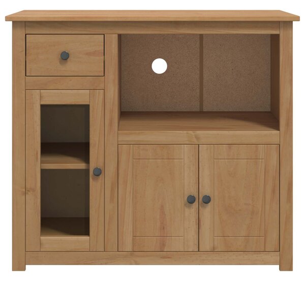 VidaXL Mikró felület fiókkal PANAMA Mézes Viasz 99.5 x 44 x 86.5 cm