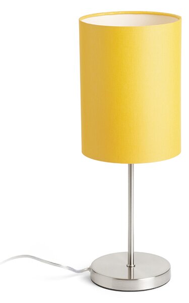Rendl asztali lámpa nyc/ron 15/20 polycotton fehér nikkel r14056