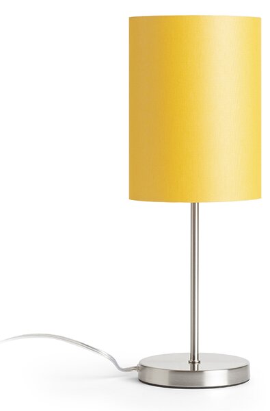 Rendl asztali lámpa nyc/ron 15/20 polycotton fehér nikkel r14056