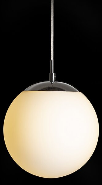 Rendl függeszték luna 20 opálüveg króm r13745