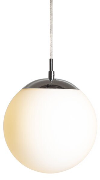 Rendl függeszték luna 20 opálüveg króm r13745