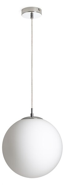 Rendl függeszték luna 30 opálüveg króm r13747