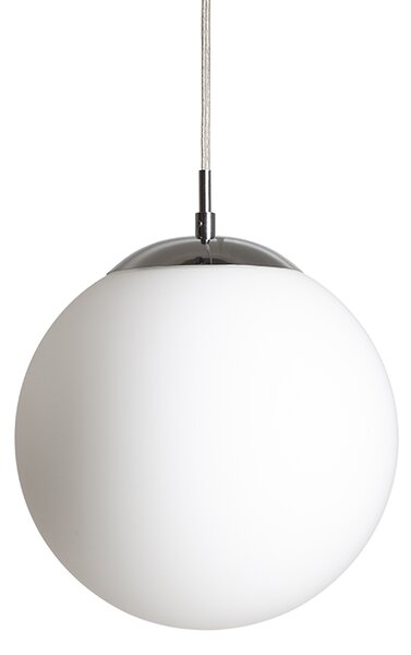 Rendl függeszték luna 25 opálüveg króm r13746