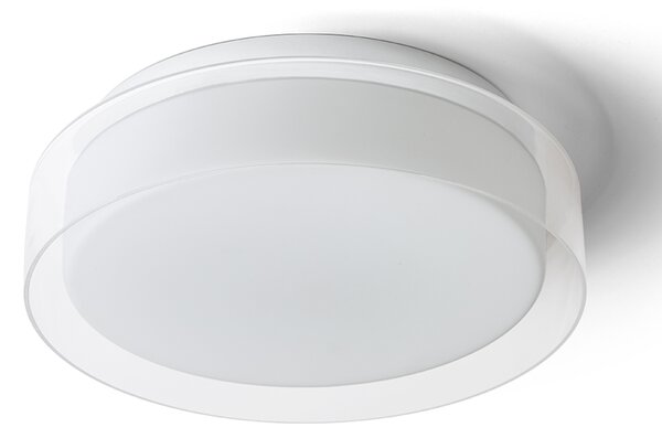 Rendl fürdőszobai mennyezeti lámpa venice led 30 átlátszó üveg opálüveg króm IP44 r13685