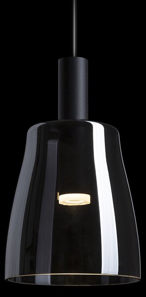Rendl függeszték bellini m led fekete füstüveg r13652