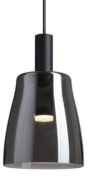Rendl függeszték bellini m led fekete füstüveg r13652