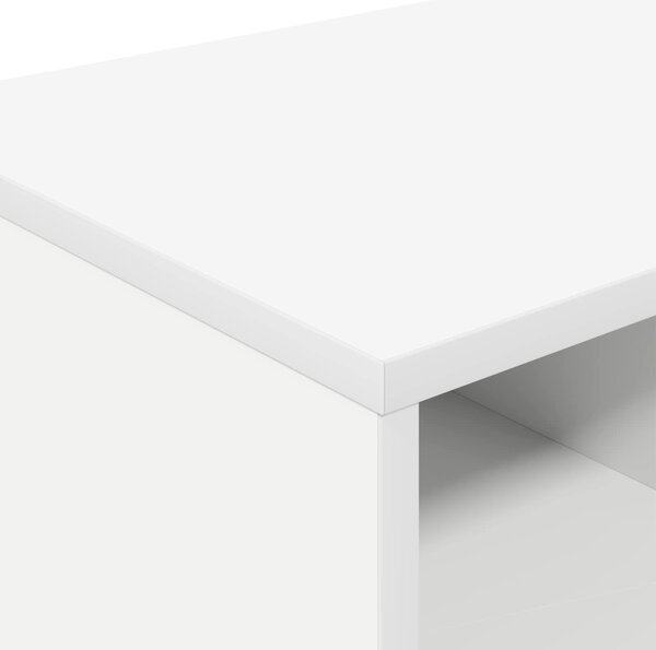 VidaXL Ágyat tartó szekrény 2 db Fehér 66 x 33 x 48 cm Szerelt Fa