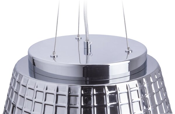 Rendl függeszték corona krómozott üveg r12055