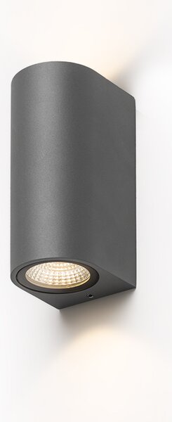 Rendl kültéri fali lámpa zack ii antracit IP54 r12022