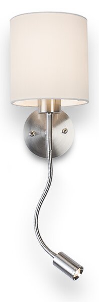 Rendl fali lámpa versa fehér matt nikkel r10580