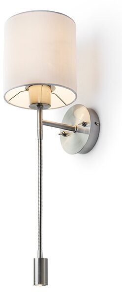 Rendl fali lámpa versa fehér matt nikkel r10580