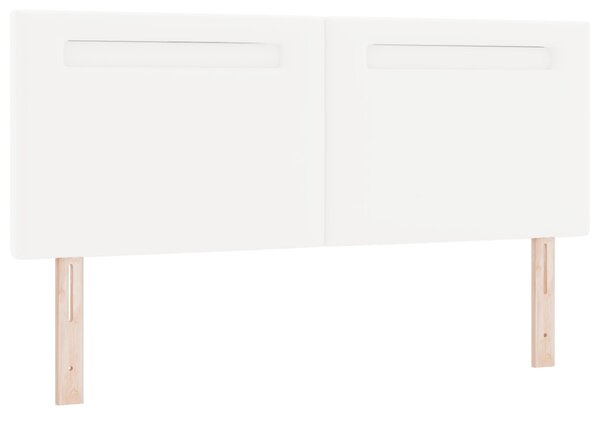 Fejtámla LED -es lámpákkal Falra szerelhető Fehér 160 cm PVC