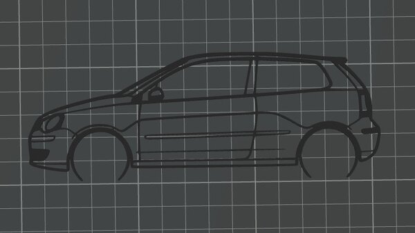 VW Polo 9N3 faldekoráció