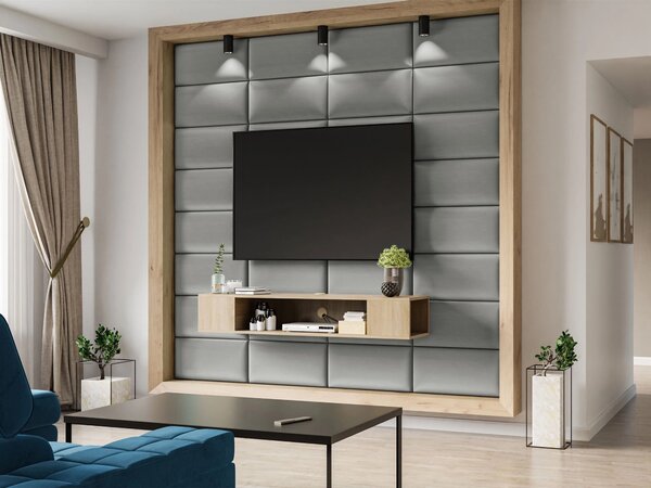 PAG kárpitozott falpanel 60x30 - szürke