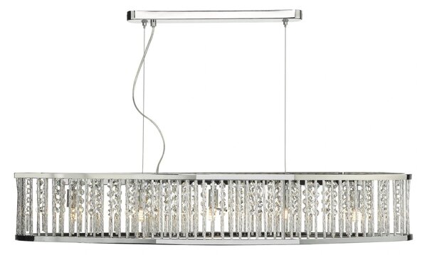 Dar lighting modern függeszték nantes csiszolt króm darnan6268