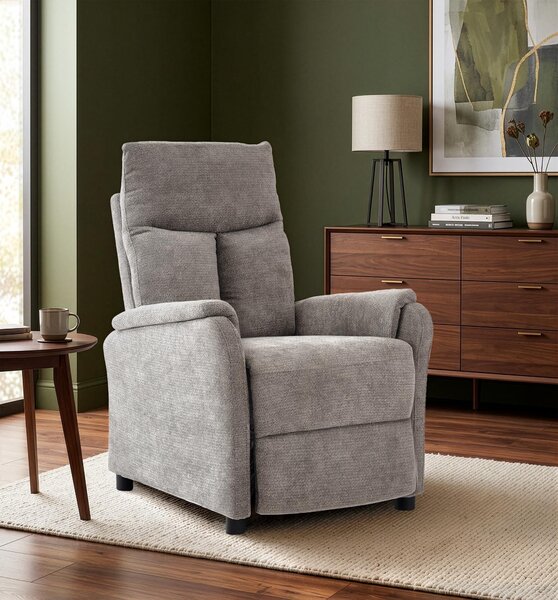 Relax fotel Houston 2229, Kárpit, 79x75x90cm, Szürke