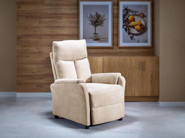 Relax fotel Houston 2229, Kárpit, 79x75x90cm, Bézs