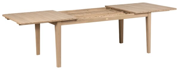 Bővíthető kerti étkezőasztal TOSCANELLA 180/280 cm 100 cm Tanúsított akácfa Világosbarna