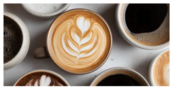 Kép finom cappuccino habbal
