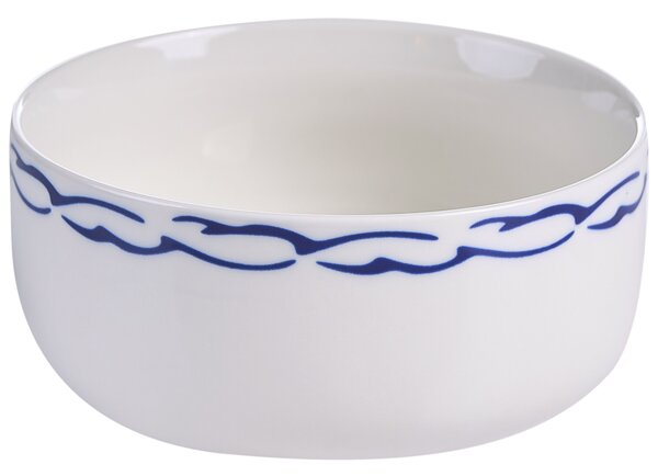 12 darabos étkészlet AMCHUR Porcelán Fehér/kék