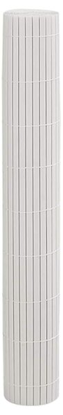 VidaXL kétoldalas fehér PVC kerti kerítés 1,8 x 3 m