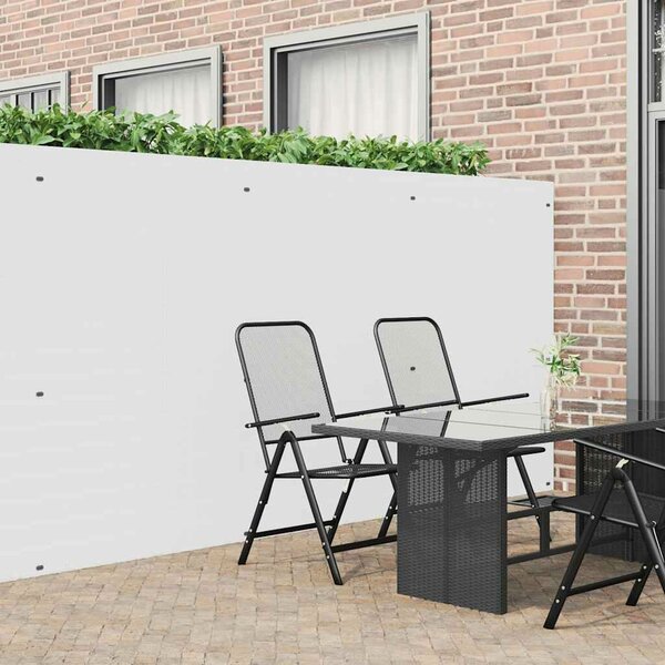 VidaXL kétoldalas fehér PVC kerti kerítés 1,8 x 3 m