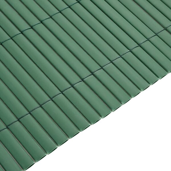 VidaXL kétoldalas zöld kerti kerítés 1,8 x 3 m PVC
