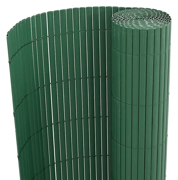 VidaXL kétoldalas zöld kerti kerítés 1,8 x 3 m PVC