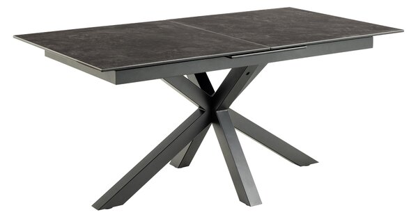Asztal Norsica 676, 76x90cm, Fekete