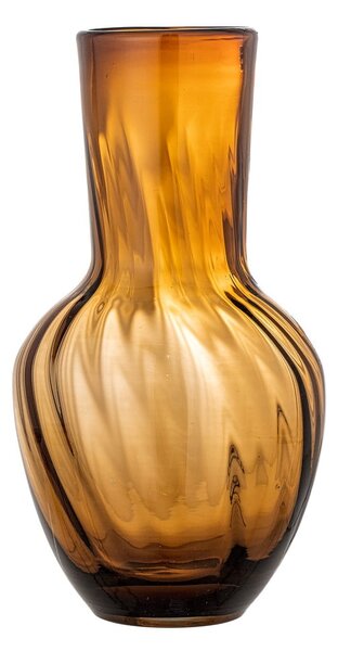 Barna üveg kézzel készített váza (magasság 27 cm) Saiqa – Bloomingville
