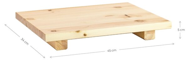 Natúr színű éjjeliszekrény szett 2 db-os Dock – Karup Design