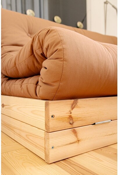 Bézs kinyitható kanapé 145 cm Flip – Karup Design