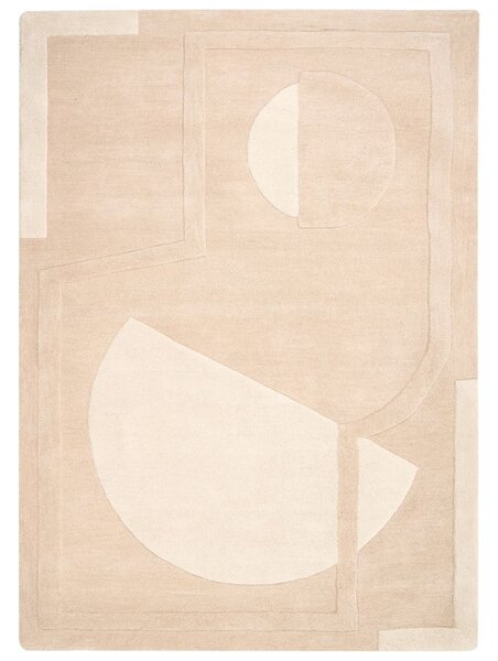Szőnyeg GAYA Bézs 160 x 230 cm Gyapjú