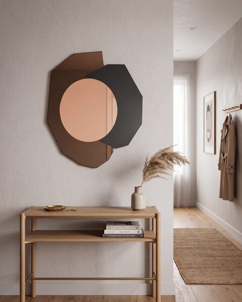 Falitükör TROYON 62 cm 80 cm Rose gold