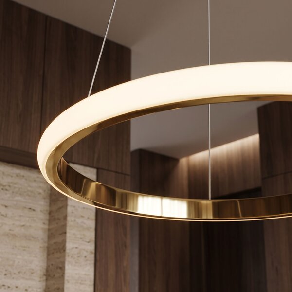 LHJ001-CP 40 cm GOLD függesztett lámpa