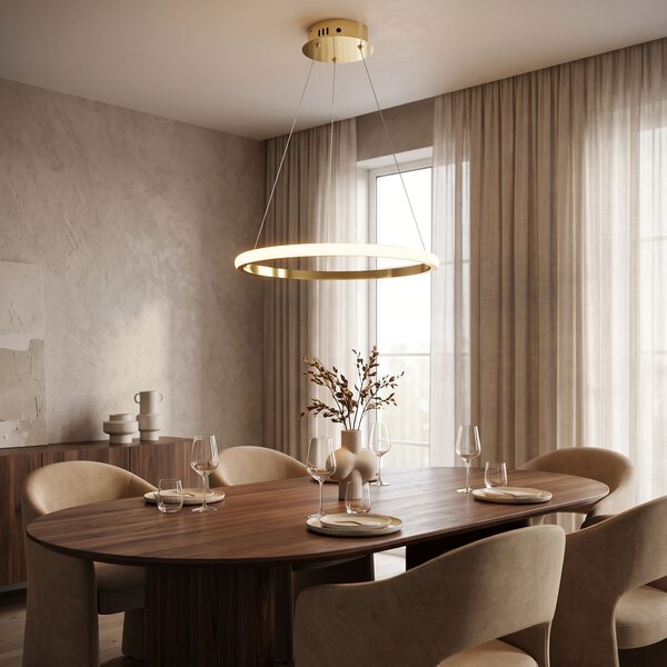 LHJ001-CP 40 cm GOLD függesztett lámpa